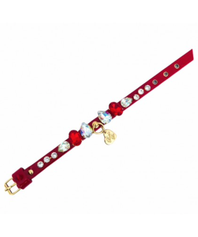 Diamond Drops Collar Red Piccoli Pets