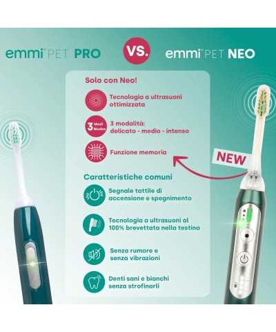 New Emmi®-pet NEO Set base Spazzolino ad Ultrasuoni