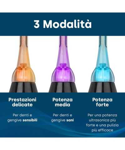 Emmi®-Dent Spazzolino ultrasonico sottile uso Umano