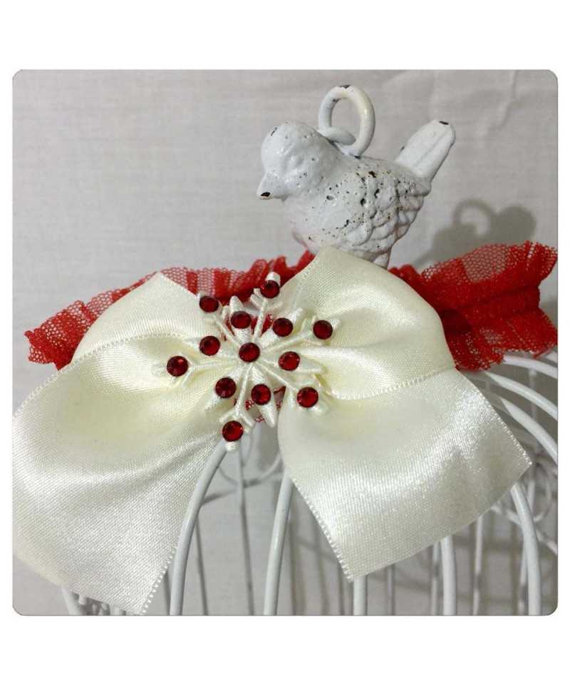 Grace Graciola Special Red Snowflakes Necklace